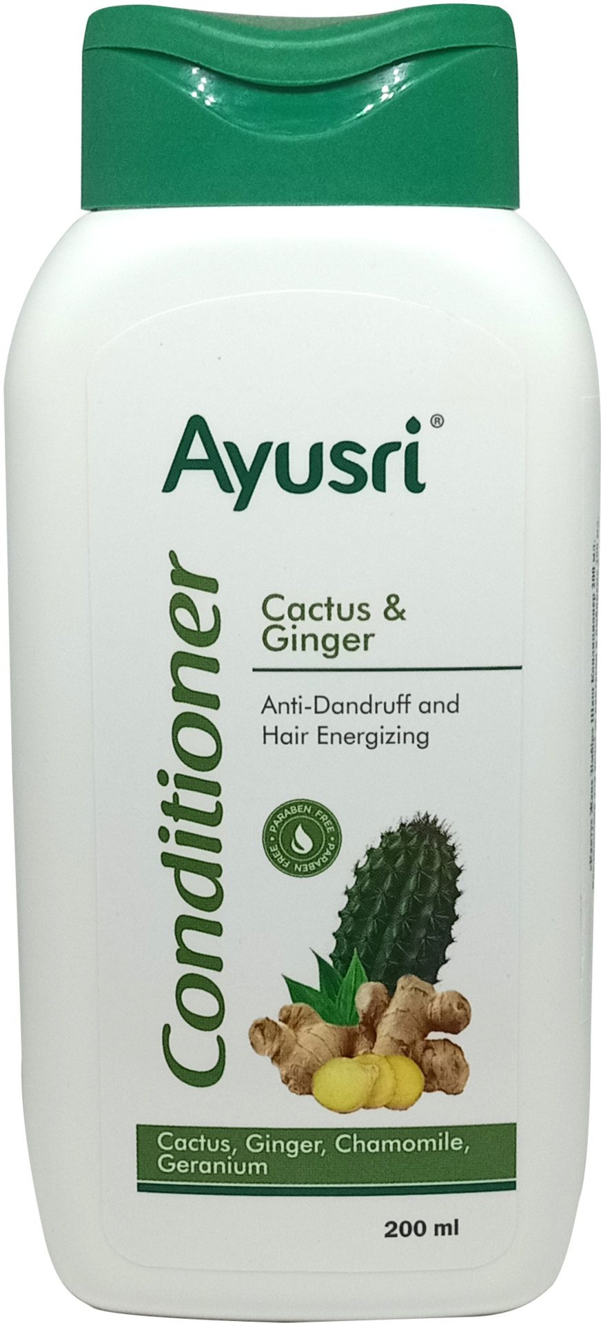 Шампунь с кактусом и имбирем Ayusri 200 мл.