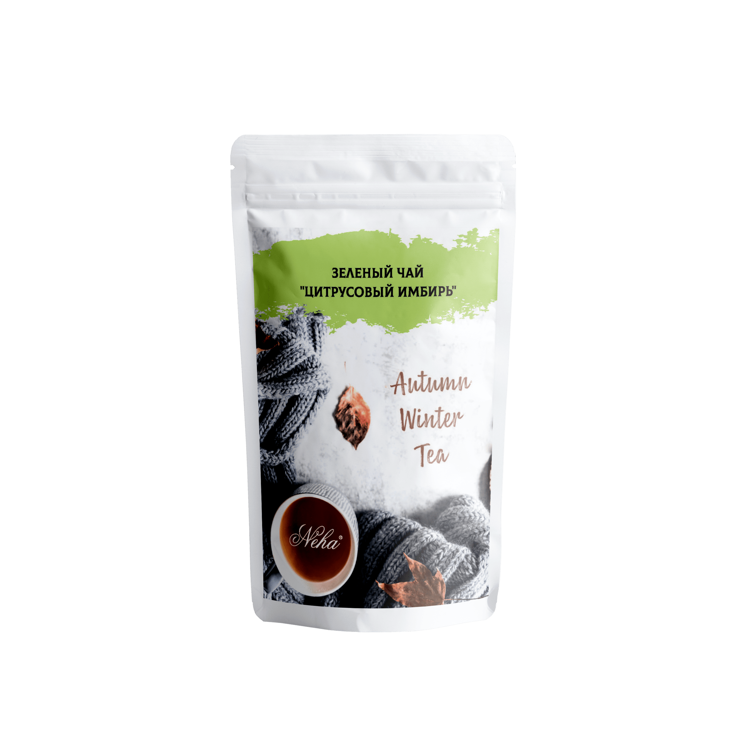 Чай зеленый цитрусовый имбирь Neha 100 гр.