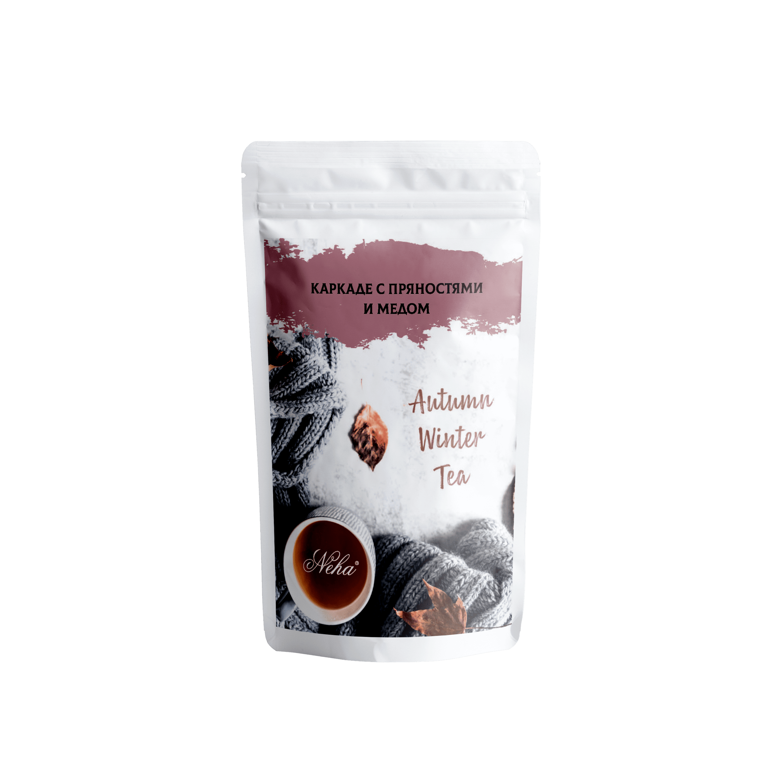 Чай каркаде с пряностями и медом 100 гр.
