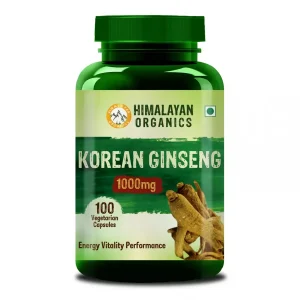 Корень женьшень Himalayan organics 100 кап.