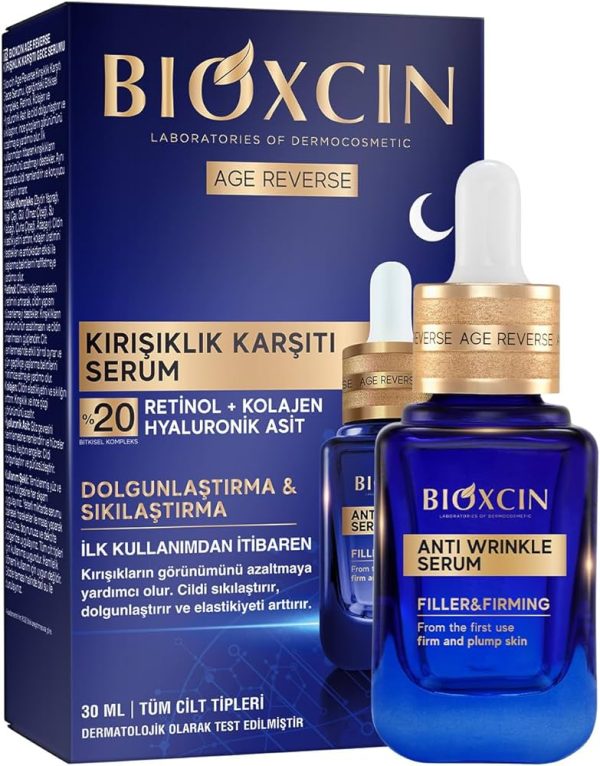 Сыворотка Bioxin для лица 30 мл. Против морщин синяя