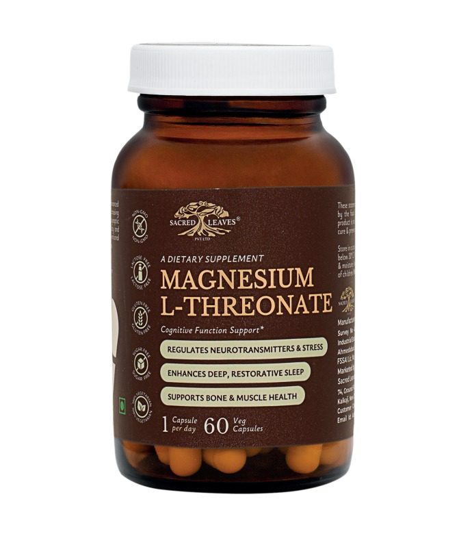 Магний Л-треонат Sacred Leaves 60 кап.