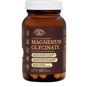 Магний глицинат Sacred Leaves 60 кап.