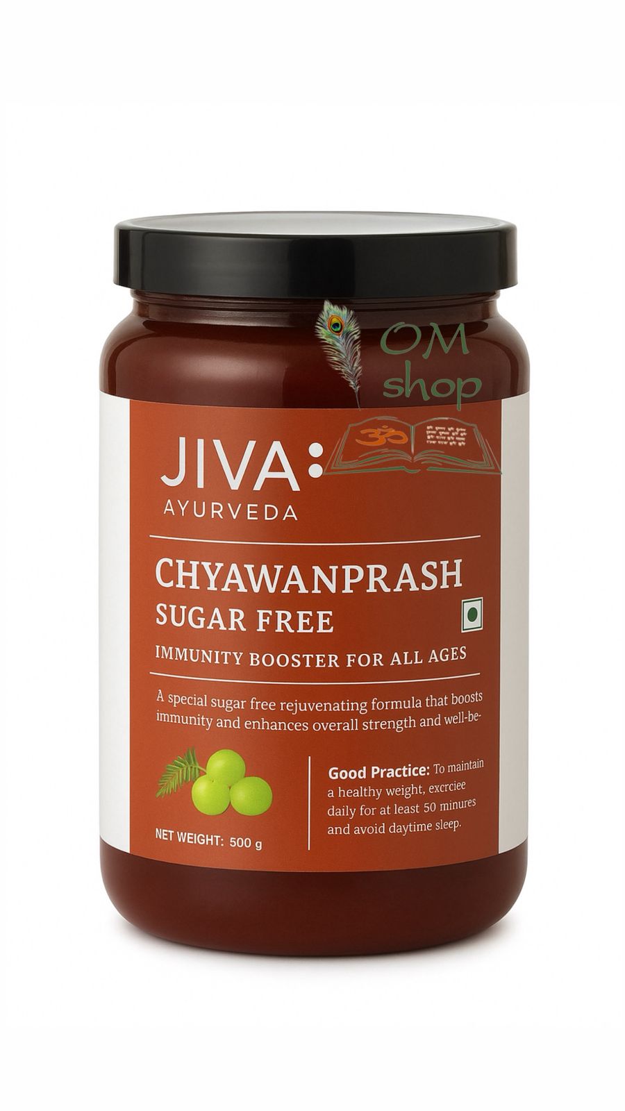 Чаванпраш без сахара Jiva 500 гр.
