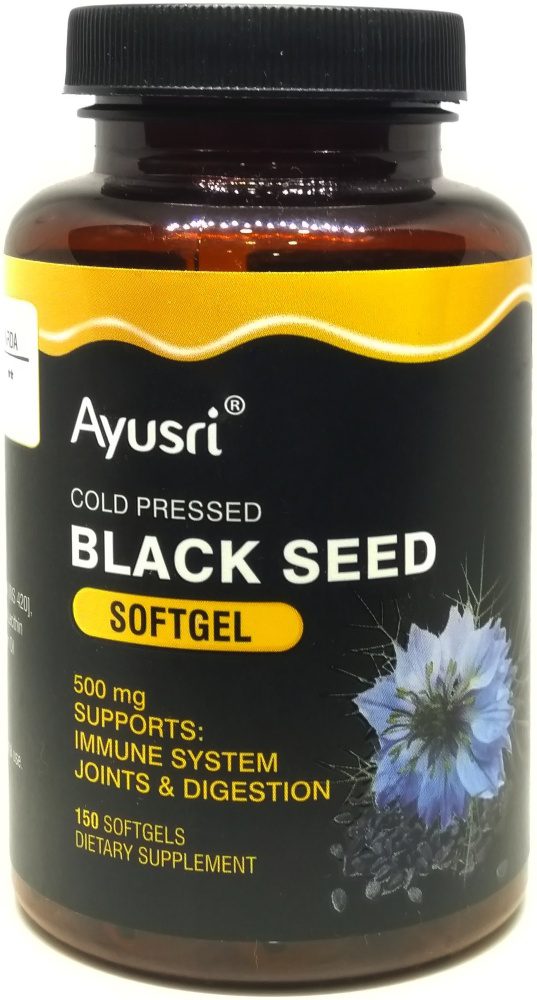 Черный тмин Ayusri 120 капс. в черной банке