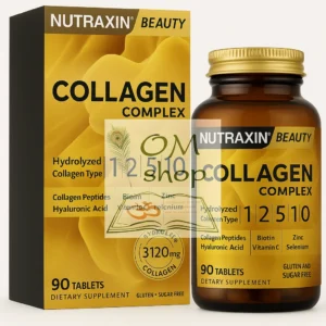 Коллаген комплекс 1-2-3-5-10 в золотой коробке Nutraxin 90 таб.