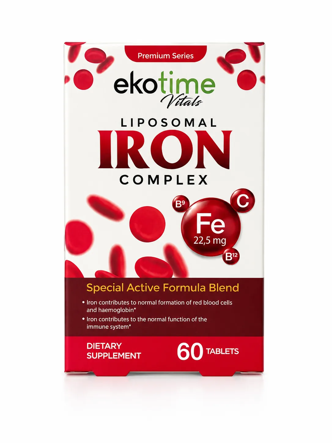Железо с ко фактарами Eco time 60 таб.